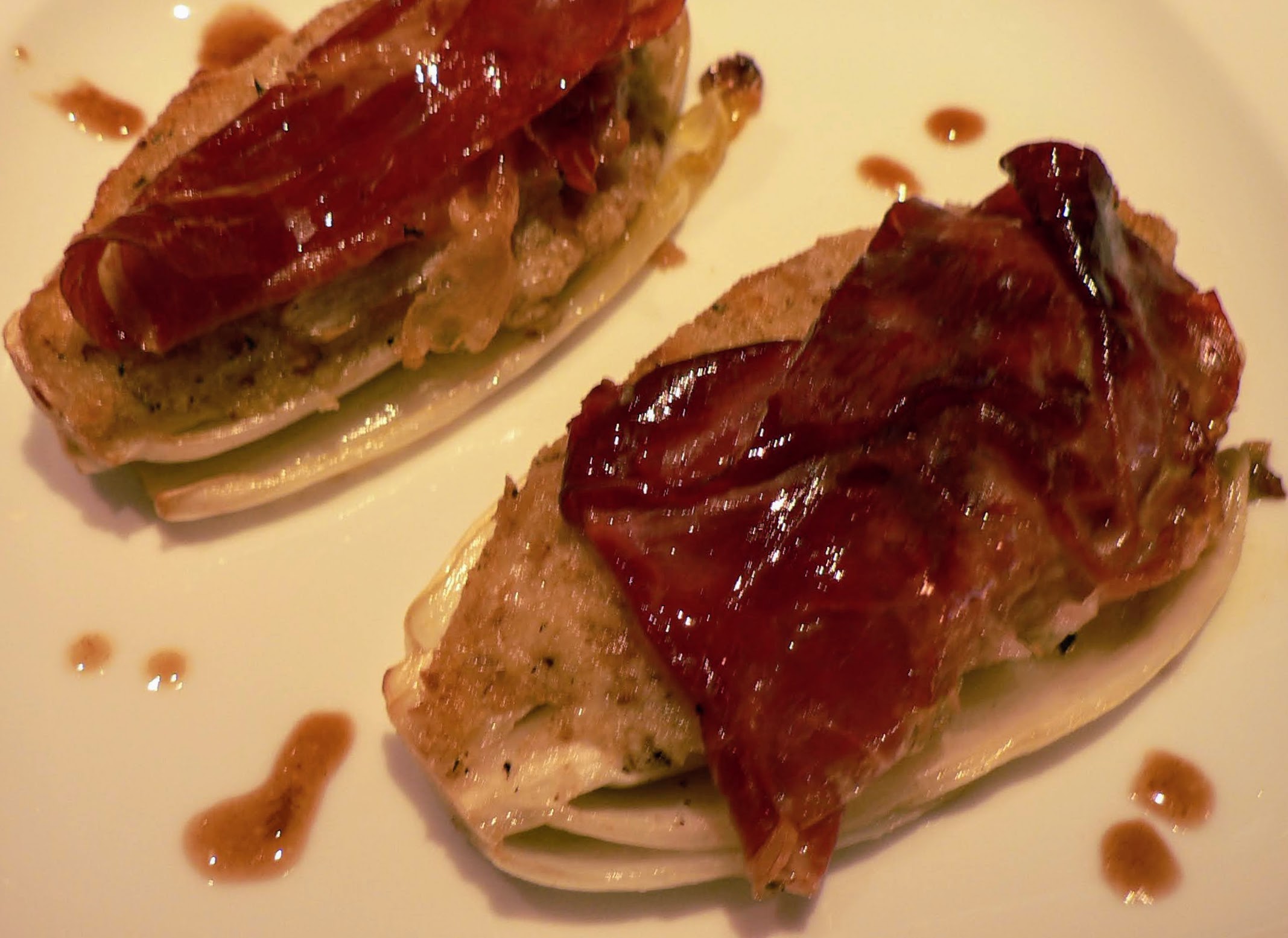 Baked Belgian Endives with Prosciutto