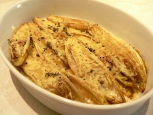Belgian Endives with Gruyère Cheese Recipe