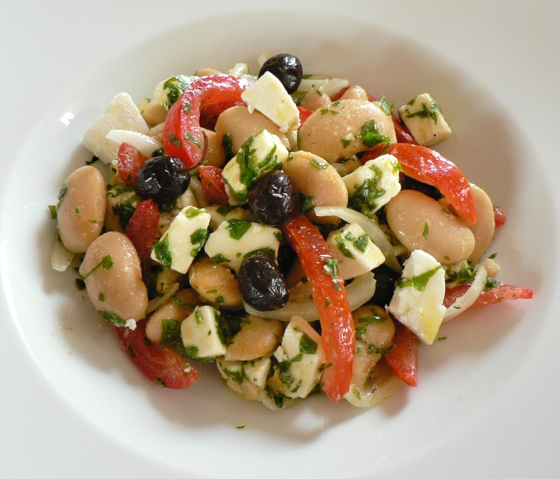 Butter Bean, Feta and Olive Salad Recipe