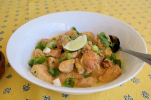 Chicken Curry with Lime and Coconut Recipe
