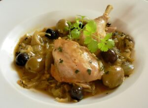 Chicken Tagine with Olives and Preserved Lemons Recipe