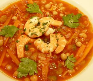 Chickpea Soup with Shrimps Recipe