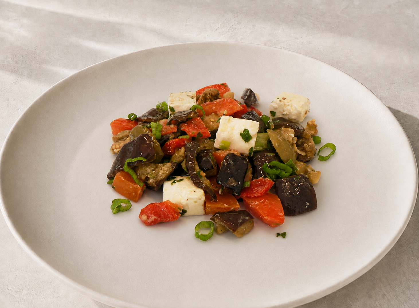 Greek Eggplant Salad