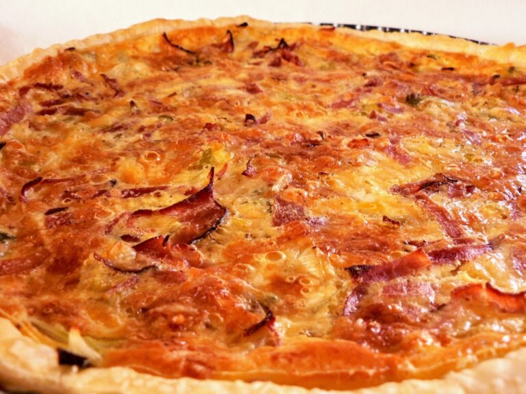 Leek and Bacon Quiche – Flexitarian Kitchen