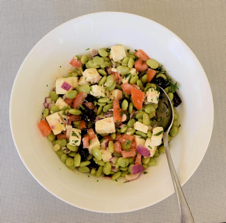 Lima (Fava) Bean Salad with Feta Cheese Recipe