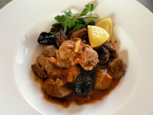 Moroccan Lamb Stew with Apricots and Prunes Recipe