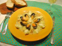 Mussels and Artichoke Chowder