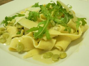 Pasta with Lima Beans and Arugula Recipe