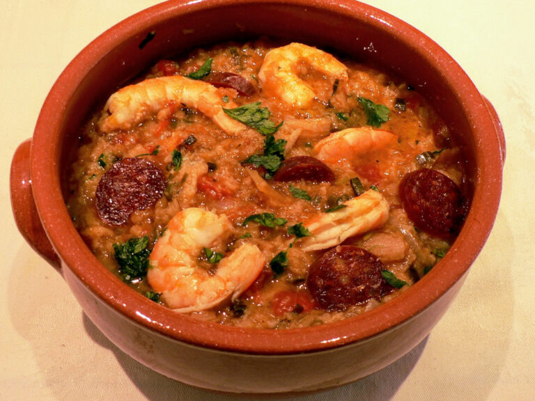 Portuguese Bread Soup with Shrimps Recipe