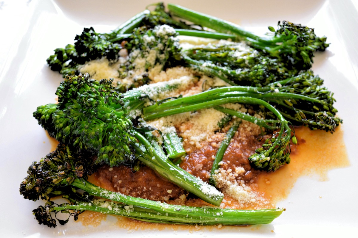 Roasted Broccolini with Salsa Rossa Recipe