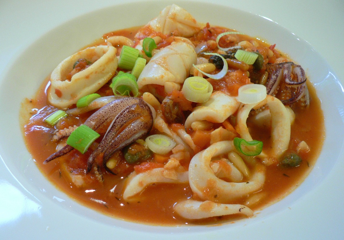 Sicilian Squid Stew Recipe
