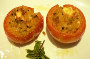 Tomatoes stuffed with Couscous and Feta Cheese Recipe