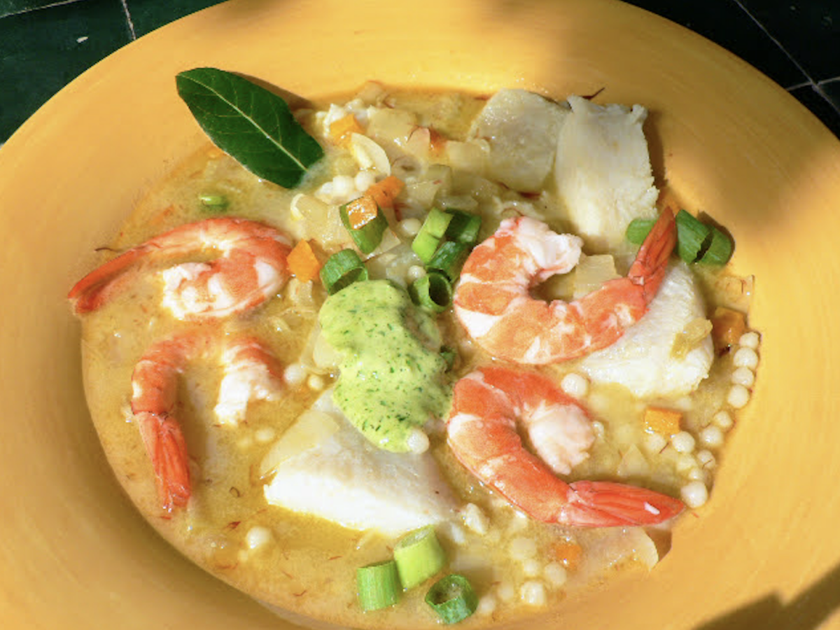 Provençal Bouridde with Parsley Aïoli