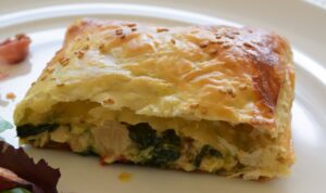 Turkey, Spinach and Roasted Red Pepper Parcels Recipe