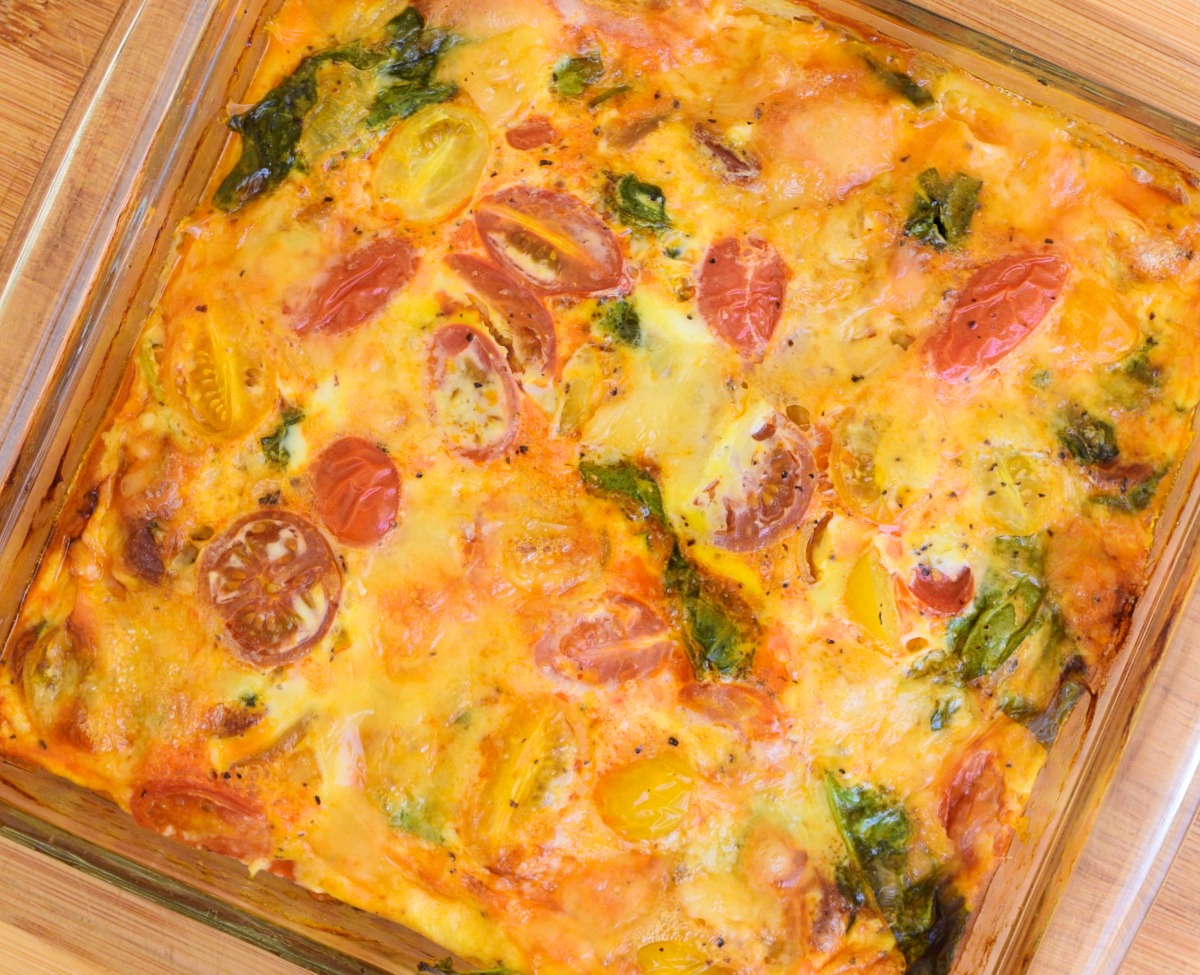 Kale, Tomato and Brie Frittata Recipe