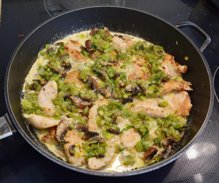 Chicken Breast and Leeks in Dijon Mustard Sauce Flexitarian Kitchen