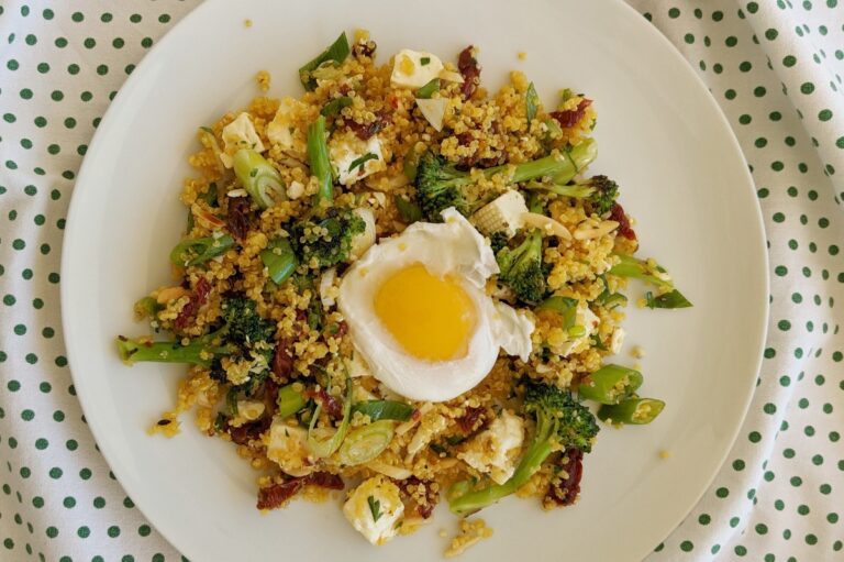 Roasted Broccoli Quinoa Salad Flexitarian Kitchen