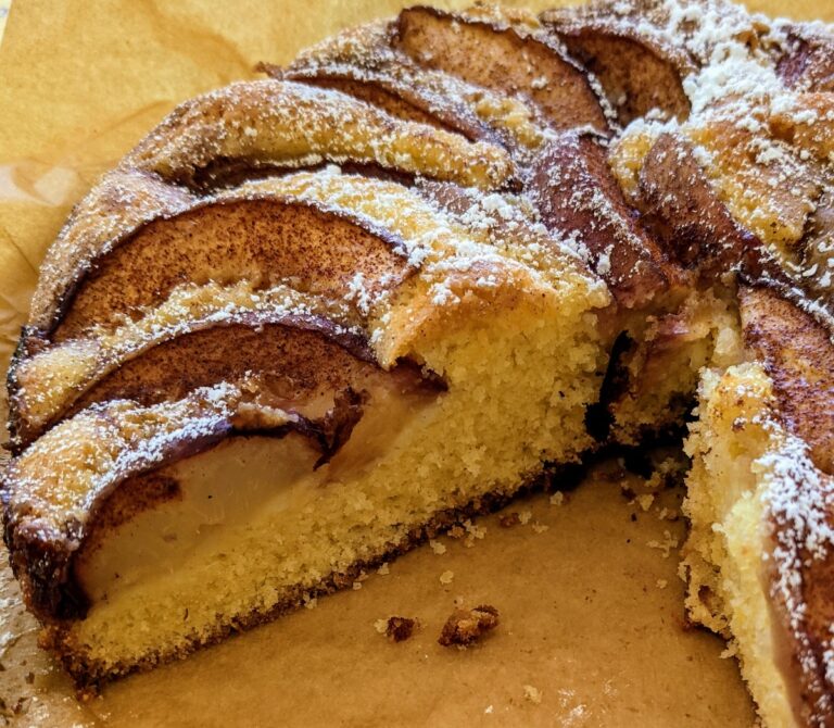 Nectarine Coffee Cake