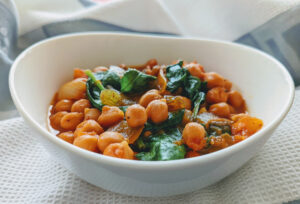 Chickpeas and Spinach Recipe