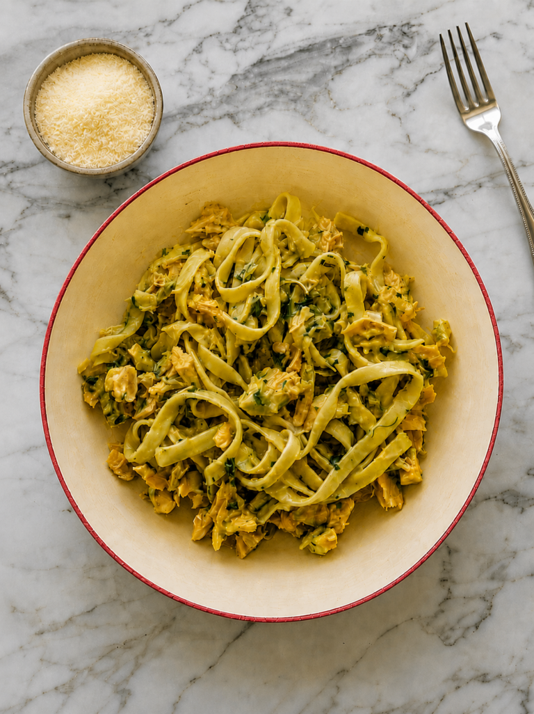 Fettuccine with Salt Cod and Fennel