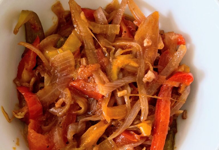 Pepper Tomato Stew Lecsó