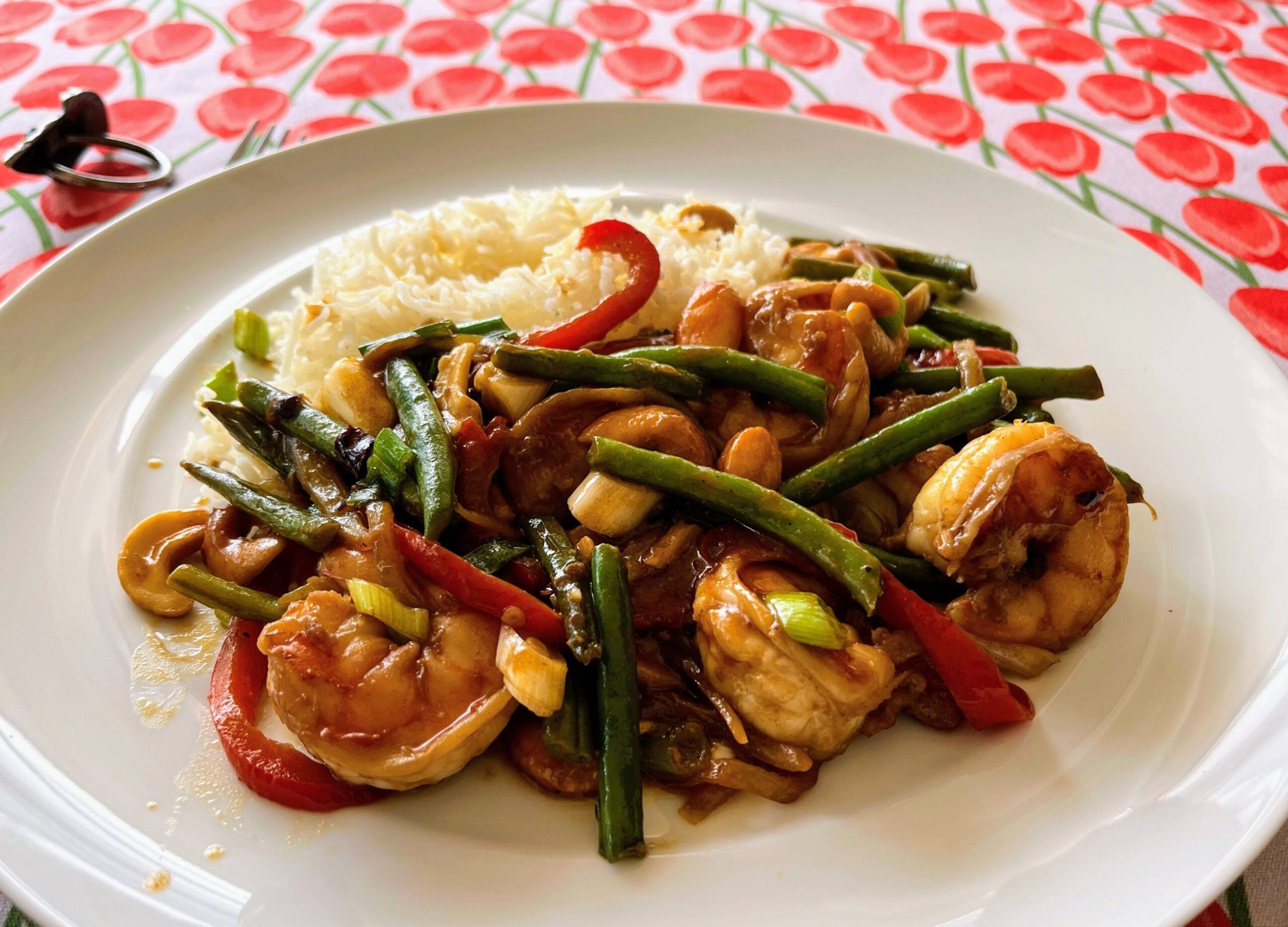 Spicy Shrimps and Green Beans