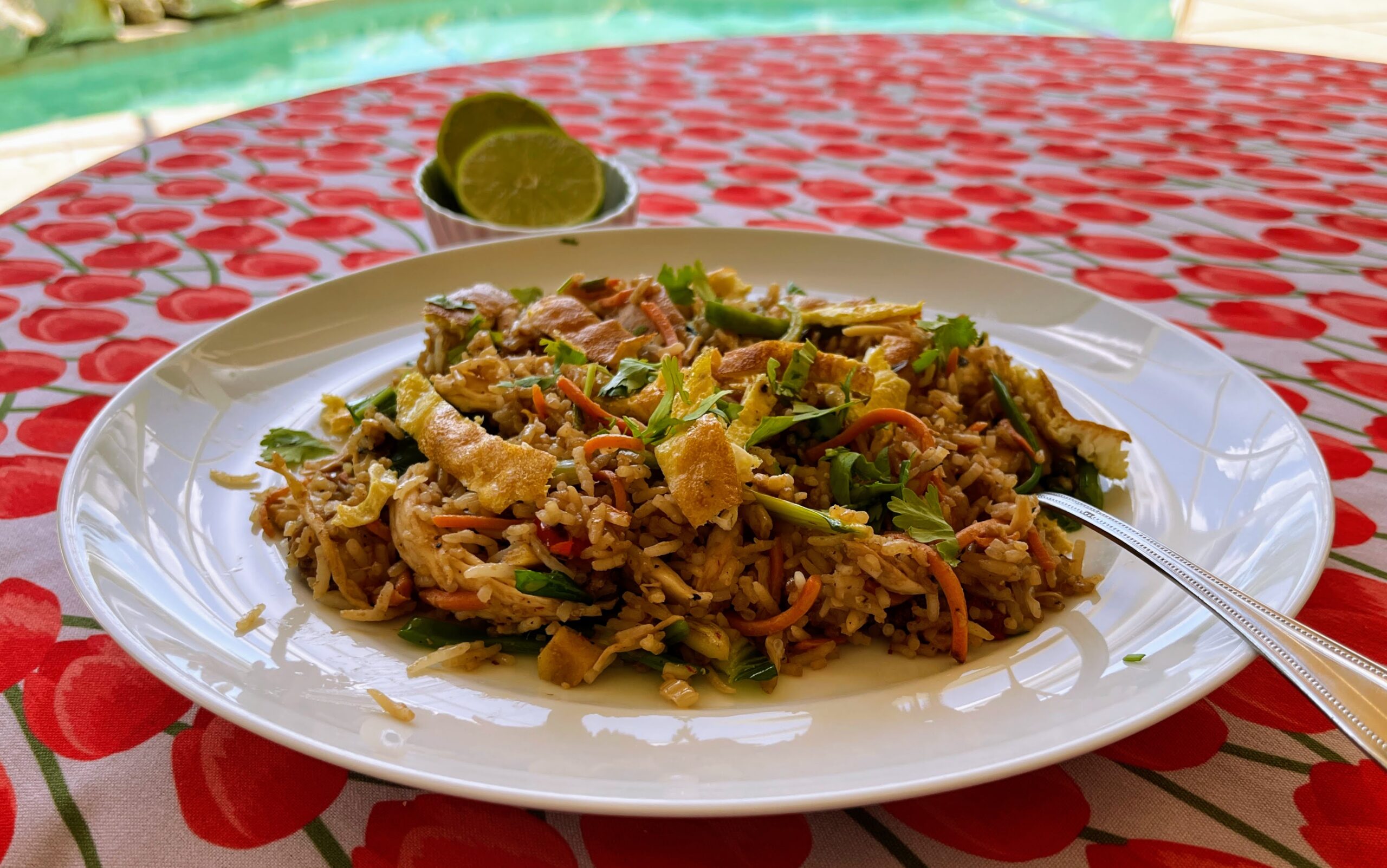 Peruvian Chaufa Rice with Chicken