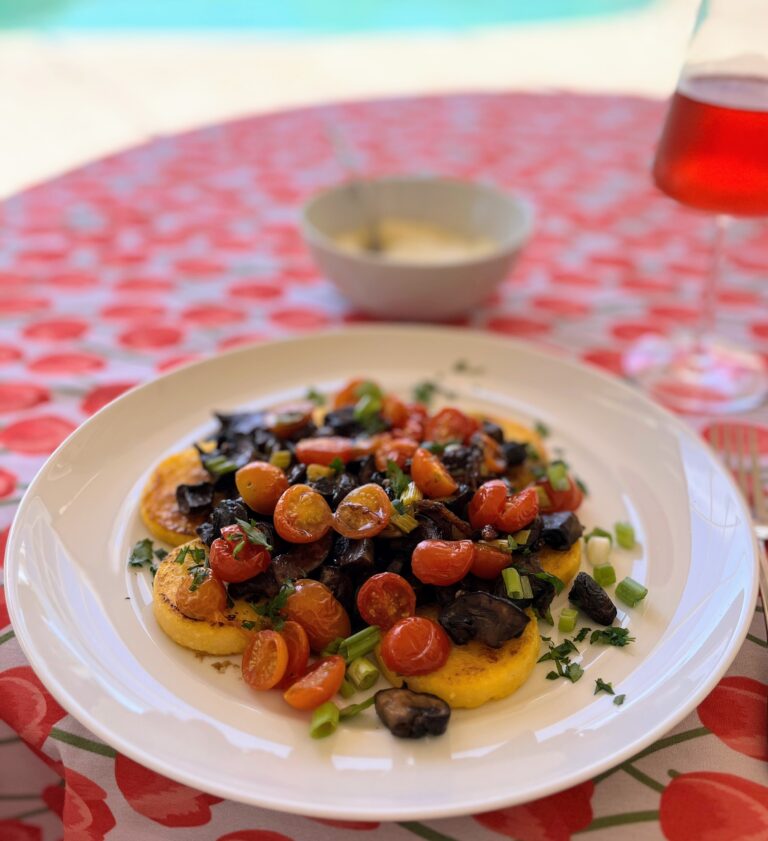Roasted Mushrooms with spicy Cherry Tomatoes