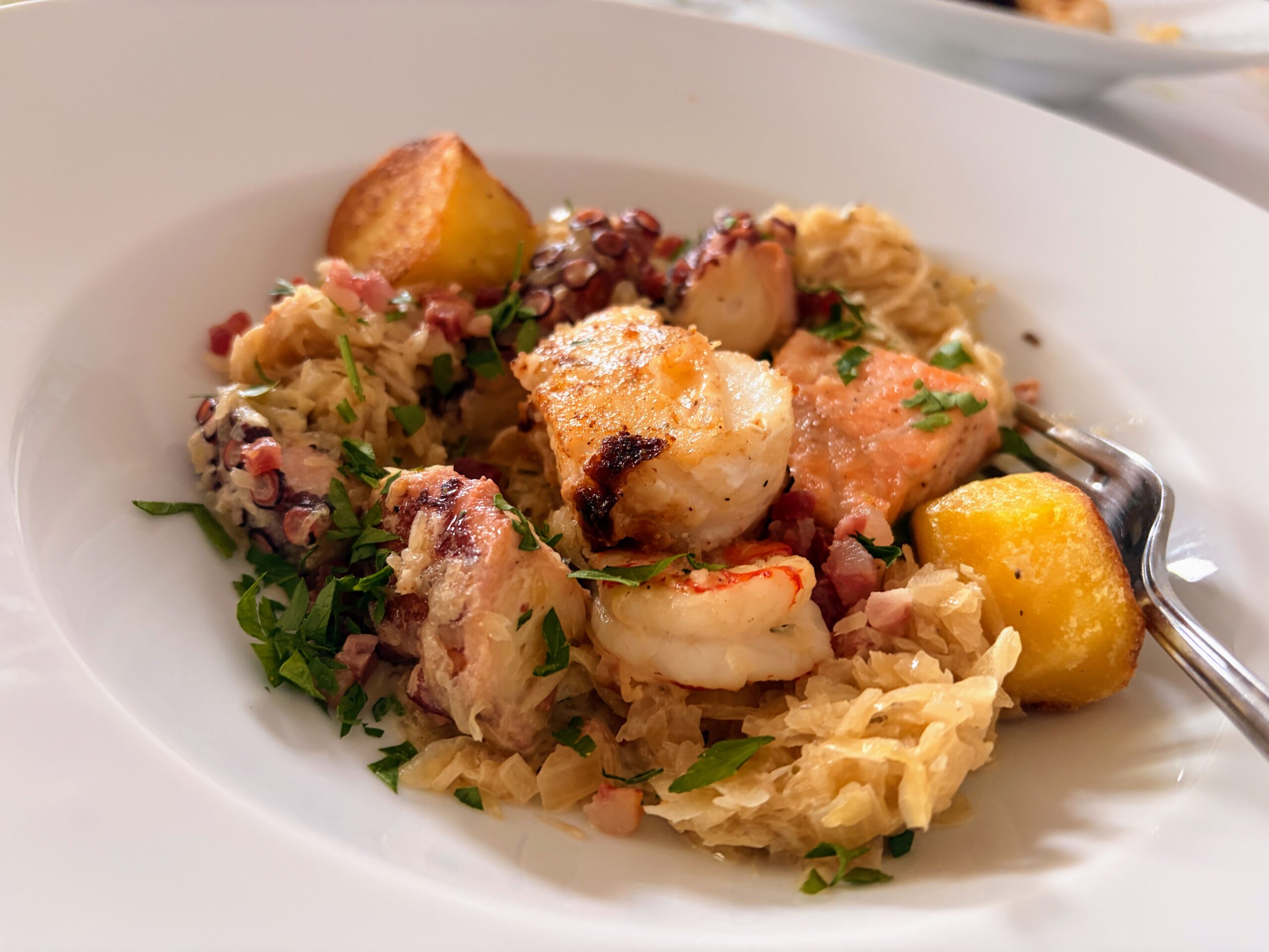 Alsatian Seafood Choucroute