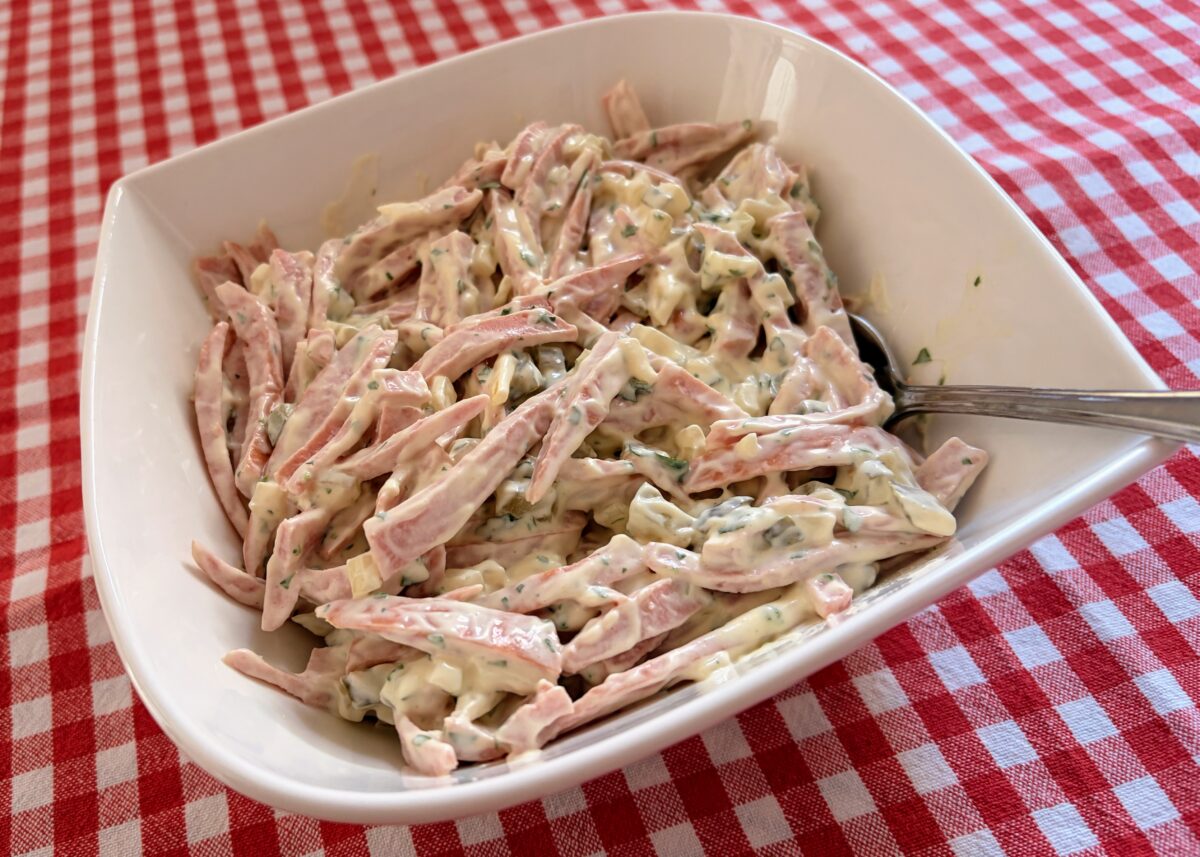 Bavarian Sausage Salad.