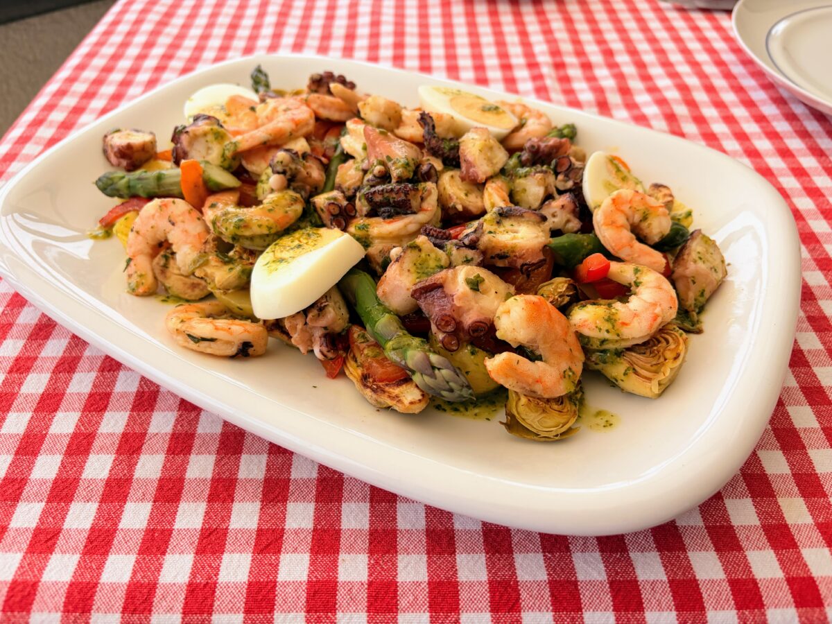 Salpicão do Atlântico com Salsa Verde