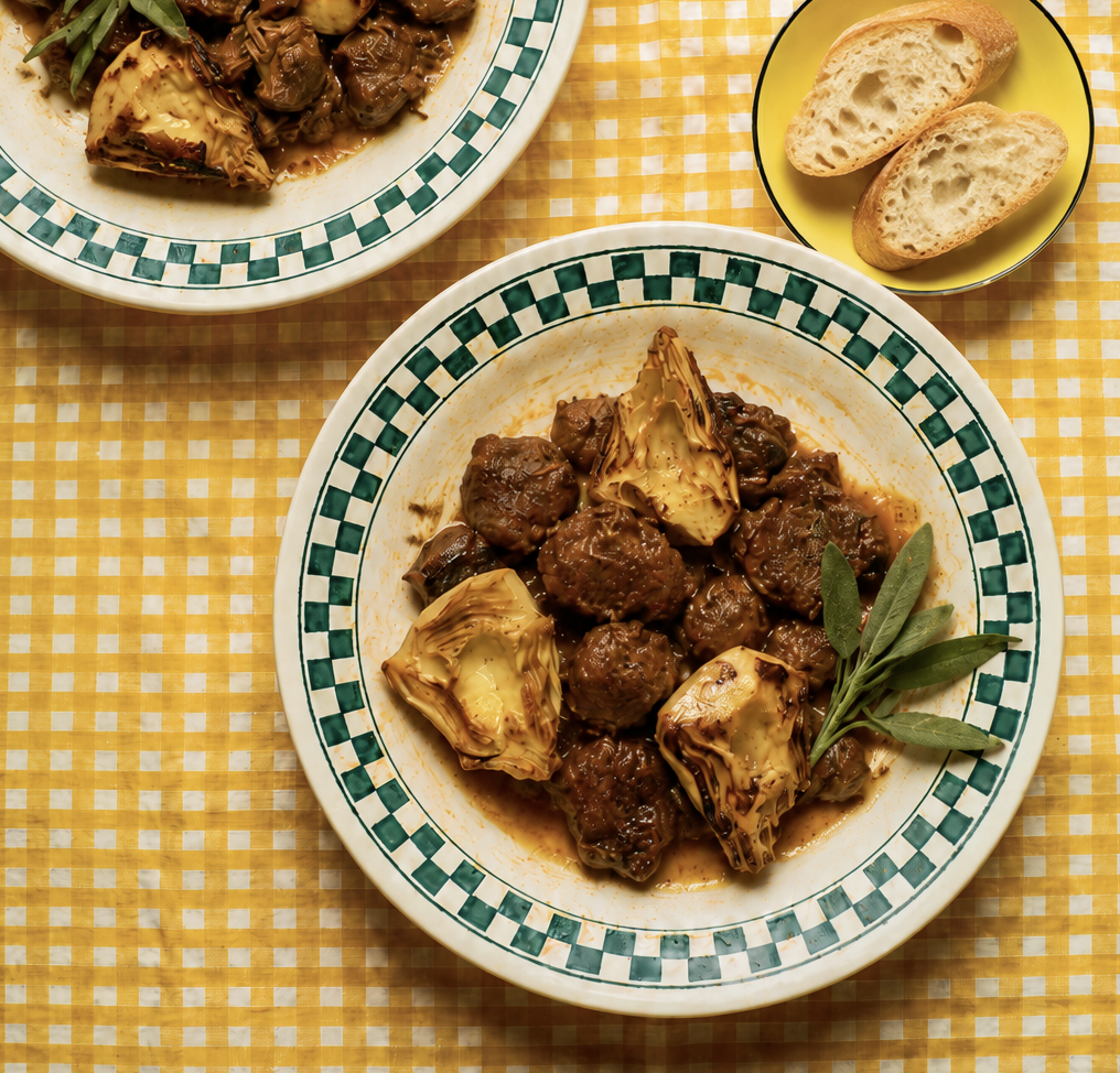 Lamb and Artichoke Stew