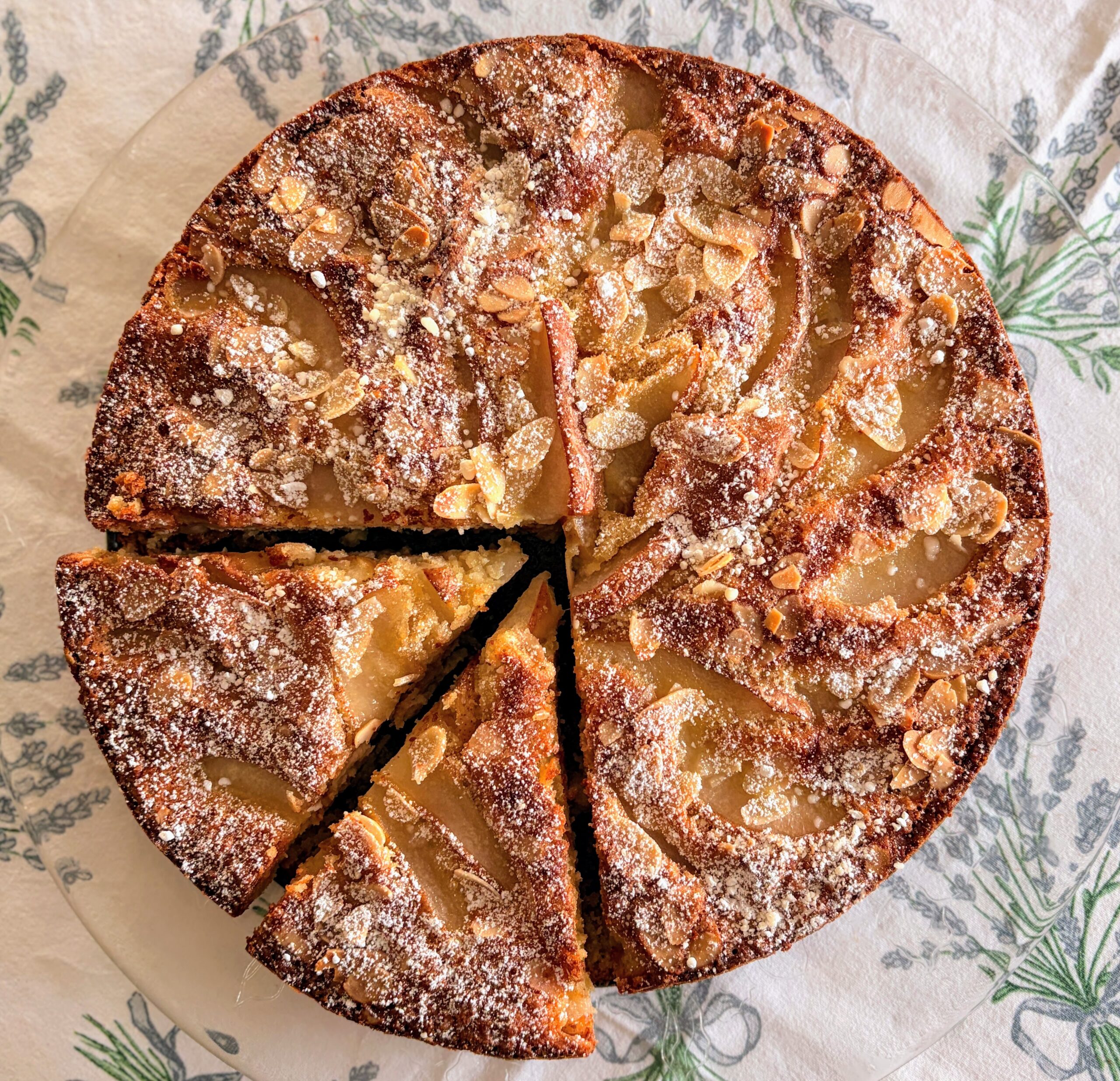 Pear Frangipani Cake