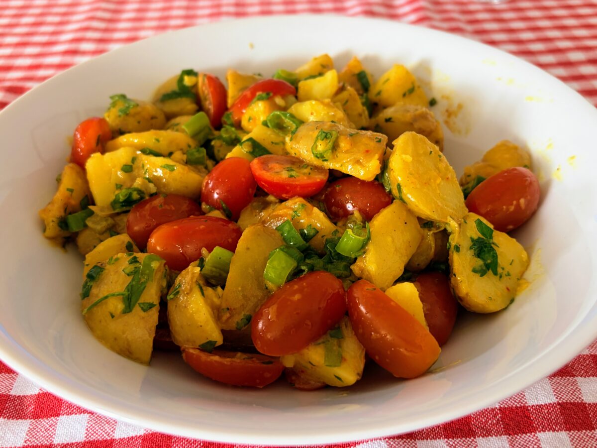 Turmeric Vinaigrette Potato Salad